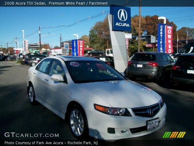 2008 Acura TSX Sedan in Premium White Pearl