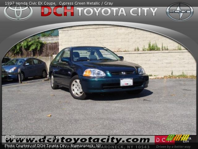 1997 Honda Civic EX Coupe in Cypress Green Metallic