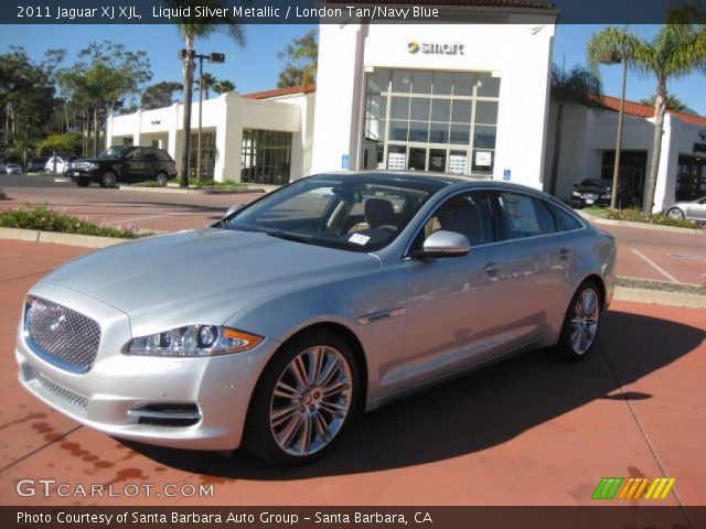 2011 Jaguar XJ XJL in Liquid Silver Metallic
