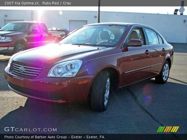 2007 Kia Optima LX in Ruby Red