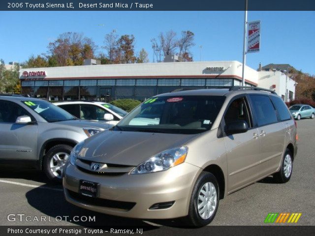 2006 Toyota Sienna LE in Desert Sand Mica