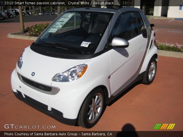 2010 Smart fortwo passion cabriolet in Crystal White