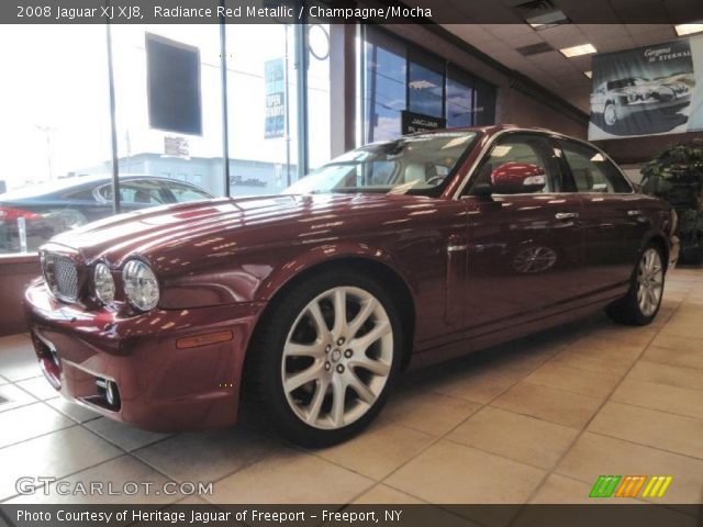 2008 Jaguar XJ XJ8 in Radiance Red Metallic