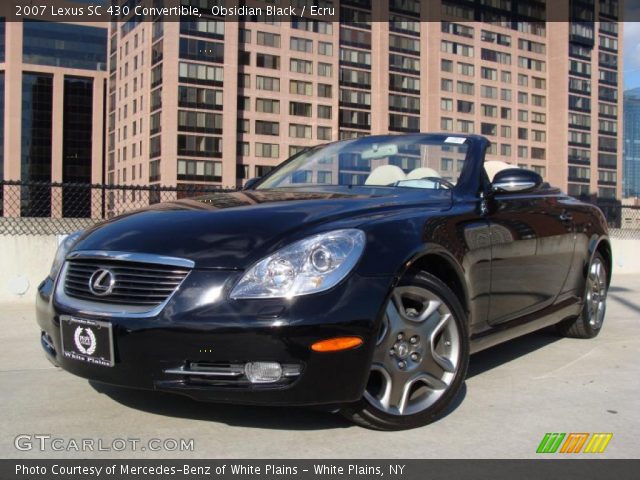 2007 Lexus SC 430 Convertible in Obsidian Black