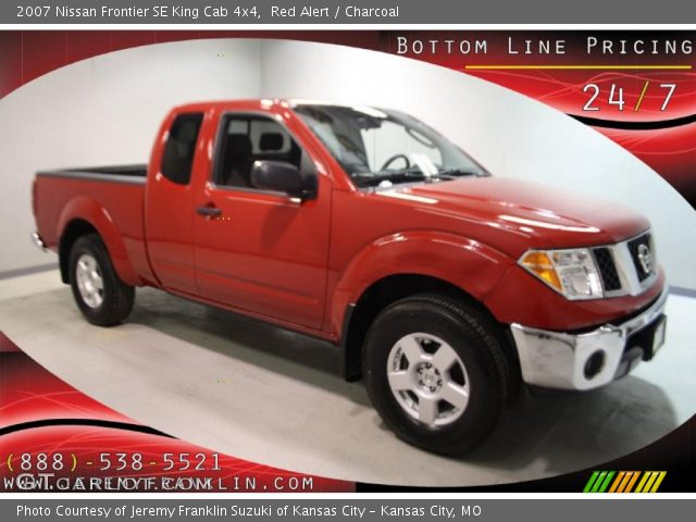 2007 Nissan Frontier SE King Cab 4x4 in Red Alert