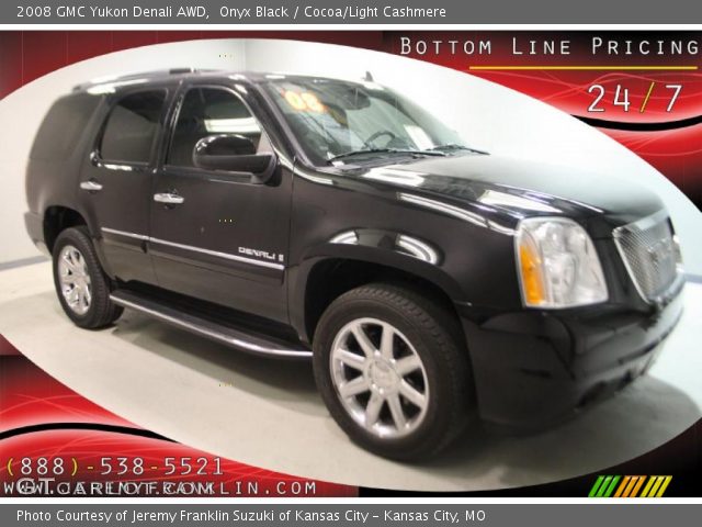 2008 GMC Yukon Denali AWD in Onyx Black