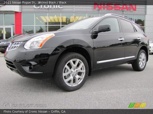 2011 Nissan Rogue SV in Wicked Black