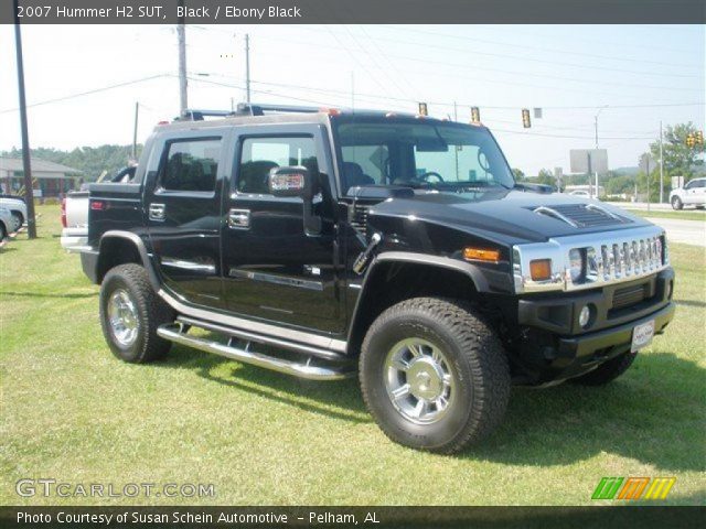 2007 Hummer H2 SUT in Black