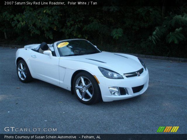 2007 Saturn Sky Red Line Roadster in Polar White