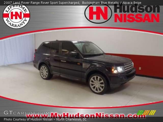 2007 Land Rover Range Rover Sport Supercharged in Buckingham Blue Metallic