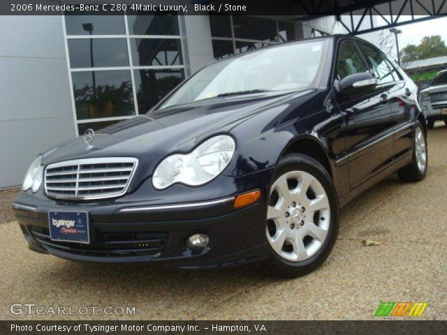 2006 Mercedes-Benz C 280 4Matic Luxury in Black