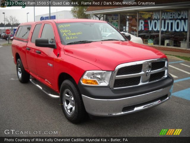 2010 Dodge Ram 1500 ST Quad Cab 4x4 in Flame Red