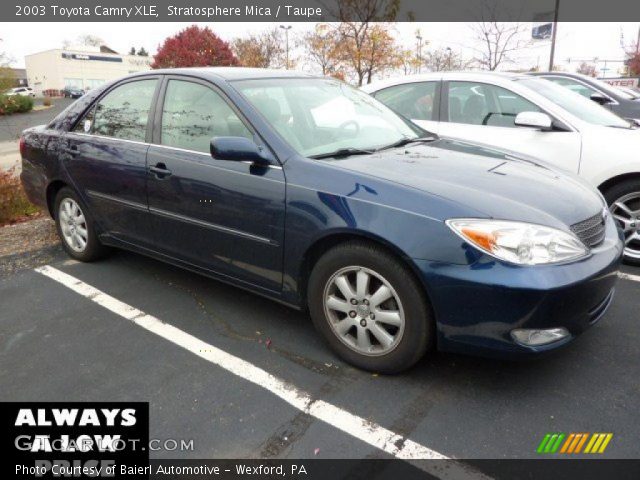 2003 Toyota Camry XLE in Stratosphere Mica