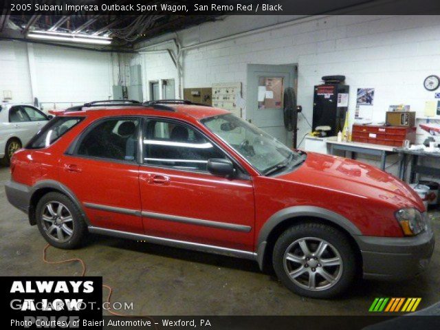 2005 Subaru Impreza Outback Sport Wagon in San Remo Red