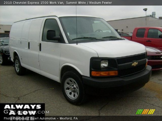 2010 Chevrolet Express 1500 Work Van in Summit White