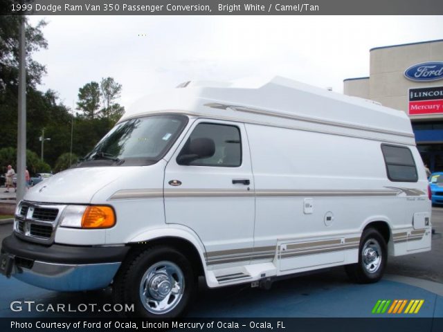 1999 Dodge Ram Van 350 Passenger Conversion in Bright White