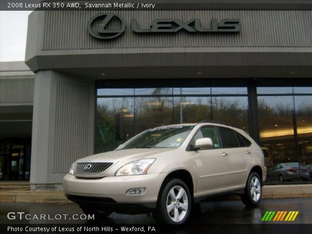 2008 Lexus RX 350 AWD in Savannah Metallic