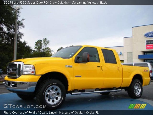2005 Ford F250 Super Duty FX4 Crew Cab 4x4 in Screaming Yellow