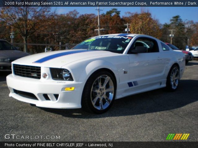 2008 Ford Mustang Saleen S281 AF American Flag Patriot Supercharged Coupe in Performance White