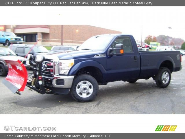 2011 Ford F250 Super Duty XLT Regular Cab 4x4 in Dark Blue Pearl Metallic