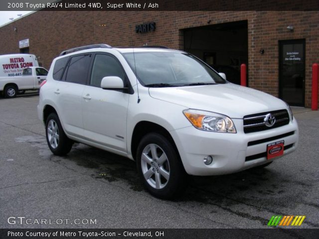 2008 Toyota RAV4 Limited 4WD in Super White