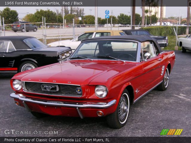 1966 Ford Mustang Convertible in Red