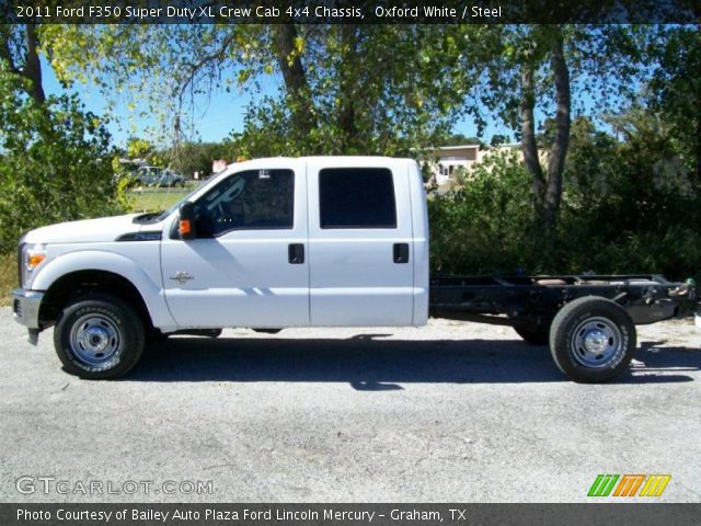 2011 Ford F350 Super Duty XL Crew Cab 4x4 Chassis in Oxford White
