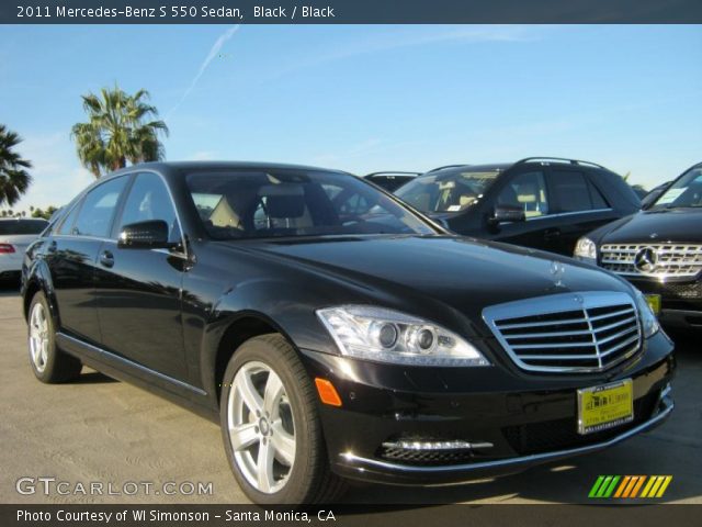2011 Mercedes-Benz S 550 Sedan in Black