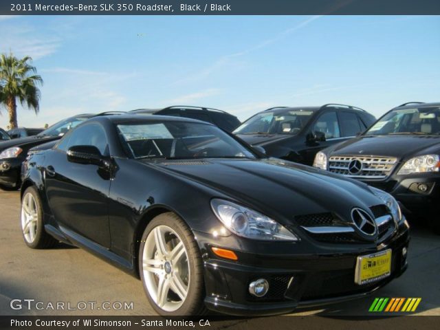 2011 Mercedes-Benz SLK 350 Roadster in Black