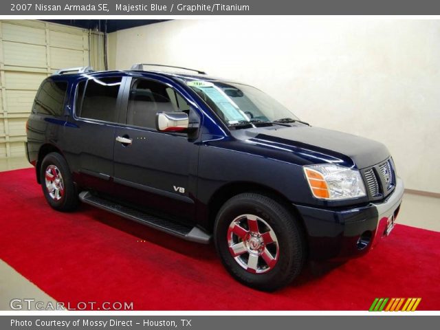 2007 Nissan Armada SE in Majestic Blue