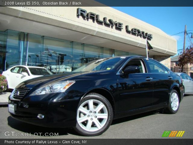 2008 Lexus ES 350 in Obsidian Black