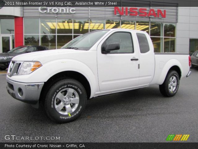 2011 Nissan Frontier SV V6 King Cab in Avalanche White