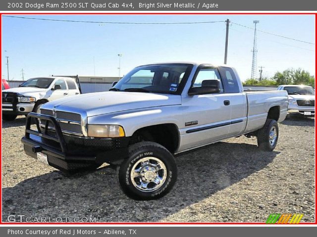 2002 Dodge Ram 2500 SLT Quad Cab 4x4 in Bright Silver Metallic