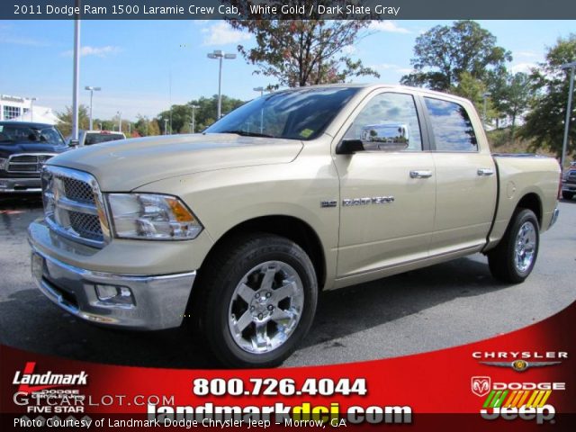 2011 Dodge Ram 1500 Laramie Crew Cab in White Gold
