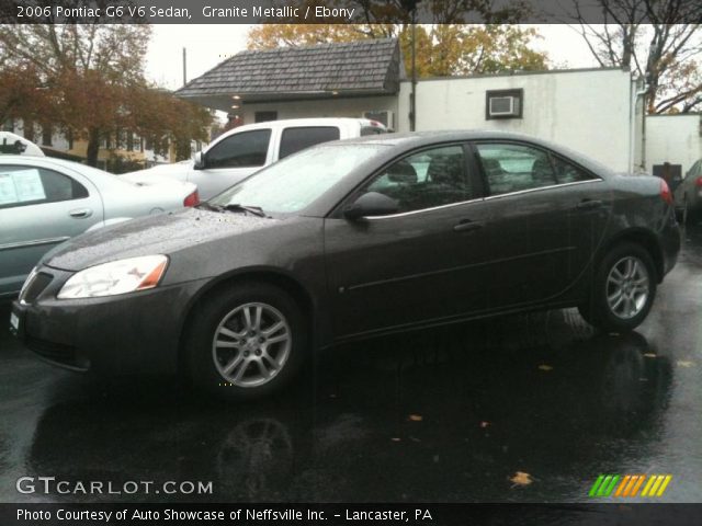 2006 Pontiac G6 V6 Sedan in Granite Metallic