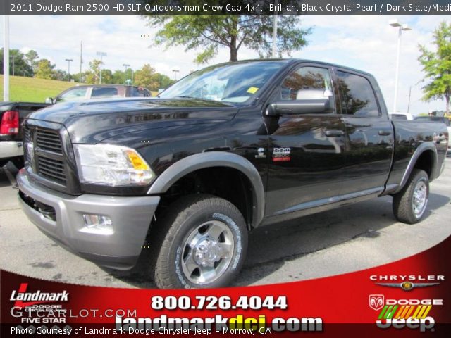 2011 Dodge Ram 2500 HD SLT Outdoorsman Crew Cab 4x4 in Brilliant Black Crystal Pearl