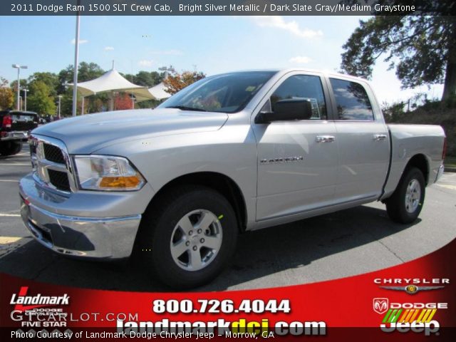 2011 Dodge Ram 1500 SLT Crew Cab in Bright Silver Metallic