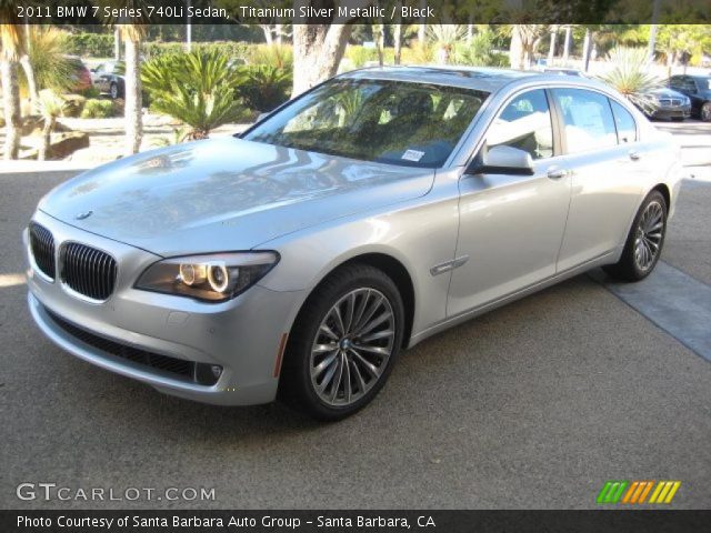 2011 BMW 7 Series 740Li Sedan in Titanium Silver Metallic