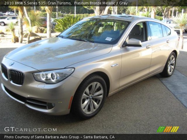 2010 BMW 5 Series 535i Gran Turismo in Platinum Bronze Metallic