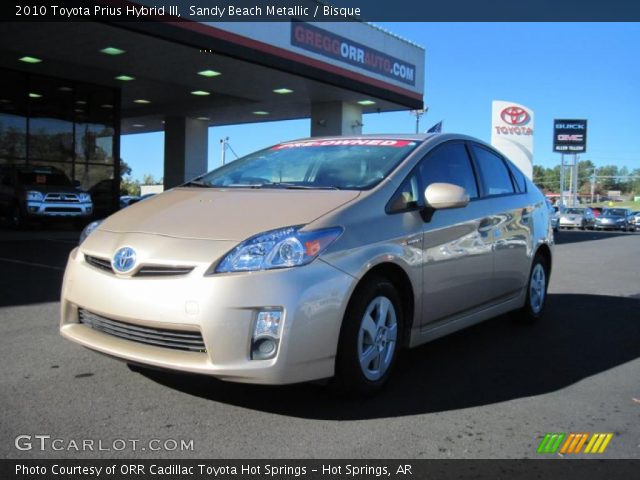 2010 Toyota Prius Hybrid III in Sandy Beach Metallic