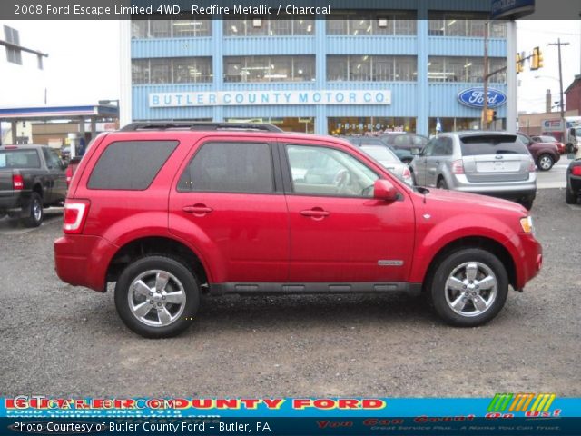 2008 Ford Escape Limited 4WD in Redfire Metallic