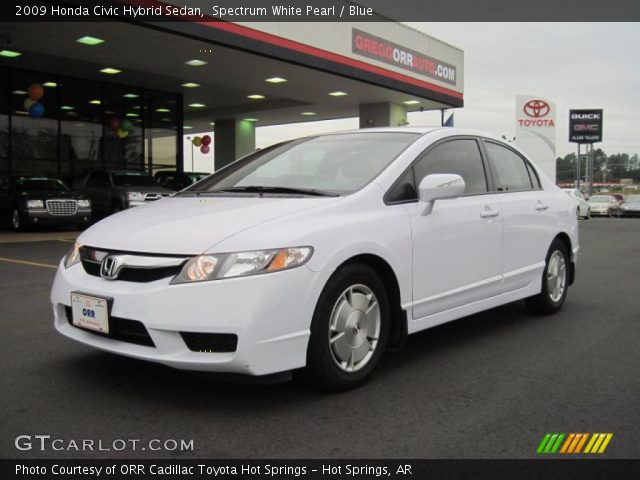 2009 Honda Civic Hybrid Sedan in Spectrum White Pearl