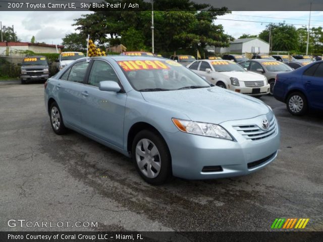 2007 Toyota Camry LE in Sky Blue Pearl