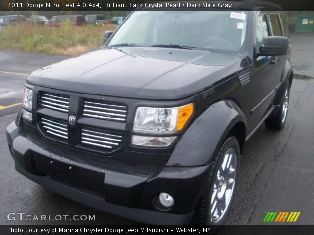 2011 Dodge Nitro Heat 4.0 4x4 in Brilliant Black Crystal Pearl
