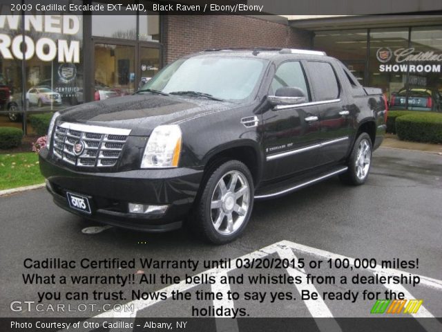 2009 Cadillac Escalade EXT AWD in Black Raven