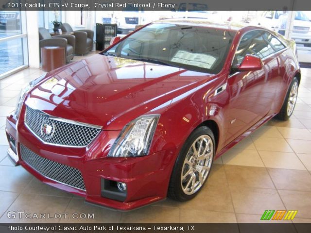 2011 Cadillac CTS -V Coupe in Crystal Red Tintcoat