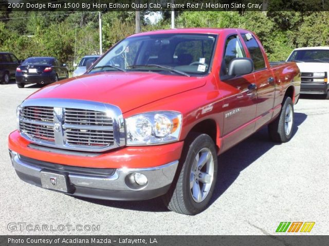 2007 Dodge Ram 1500 Big Horn Edition Quad Cab in Flame Red