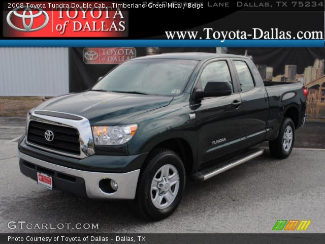 2008 Toyota Tundra Double Cab in Timberland Green Mica