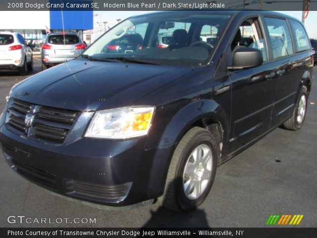 2008 Dodge Grand Caravan SE in Modern Blue Pearl