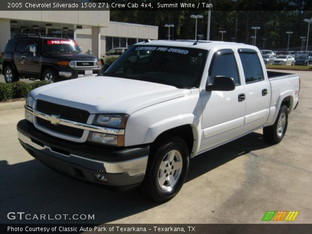 2005 Chevrolet Silverado 1500 Z71 Crew Cab 4x4 in Summit White